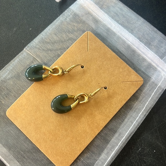 Michael Kors
Gold Green Autumn Luxe Tone Jade Drop Earrings - Picture 6 of 6